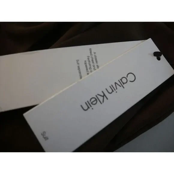 Calvin Klein Women's High-Rise Wide-Leg Pants 8 - Picture 8 of 12